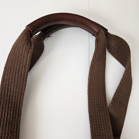 Duluth Tan Leather Canvas Bag - Picture 5 of 12